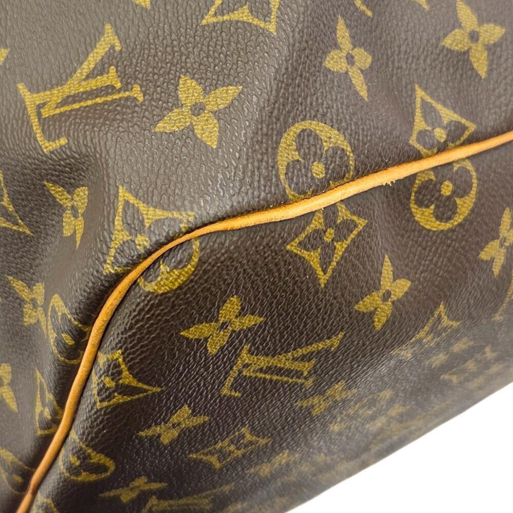 LOUIS VUITTON Authentic Brown Monogram Keepall 55 Boston Bag - Picture 6 of 16
